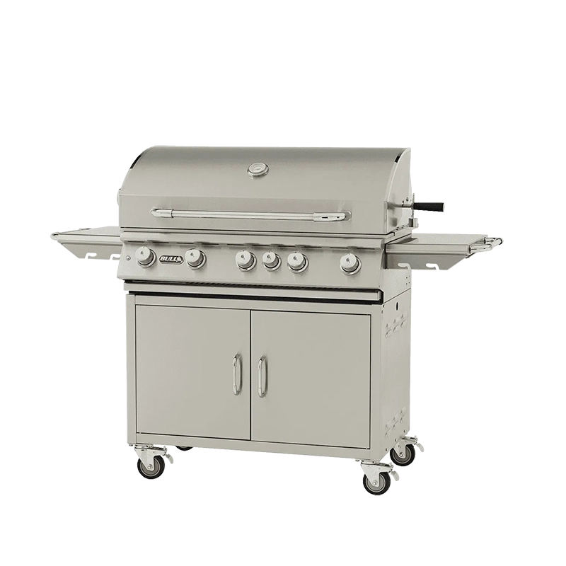 Brahma Cart - 5 Burner Stainless Steel Gas Barbecue - Zzue Creation