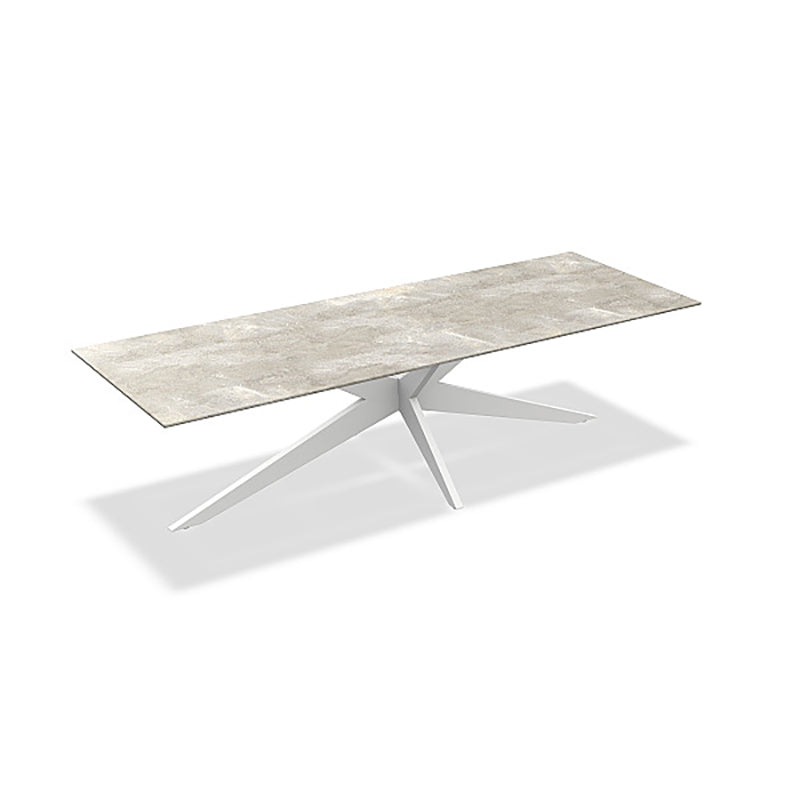Yate Dining Table with Ceramic Tabletop - Zzue Creation