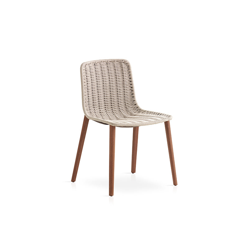 Lapala Hand-woven Chair with Solid Wood Legs - Zzue Creation