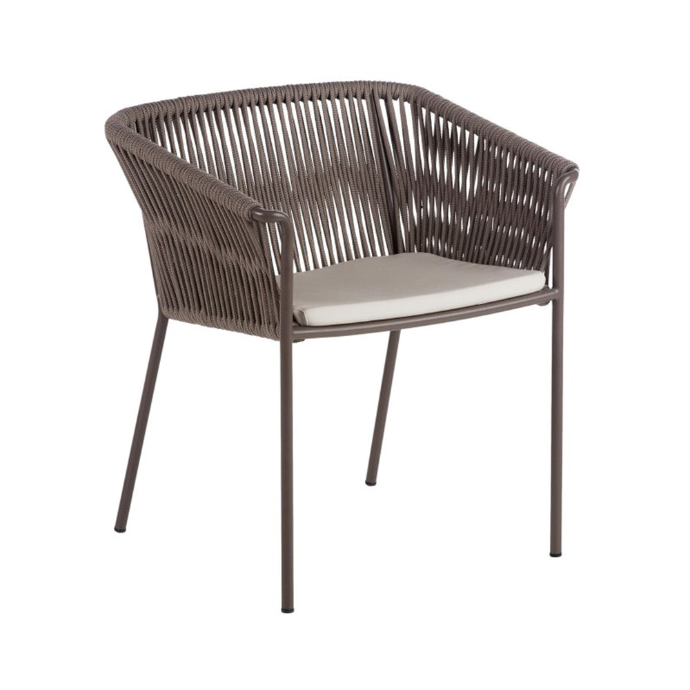 Weave High Back Dining Armchair - Zzue Creation