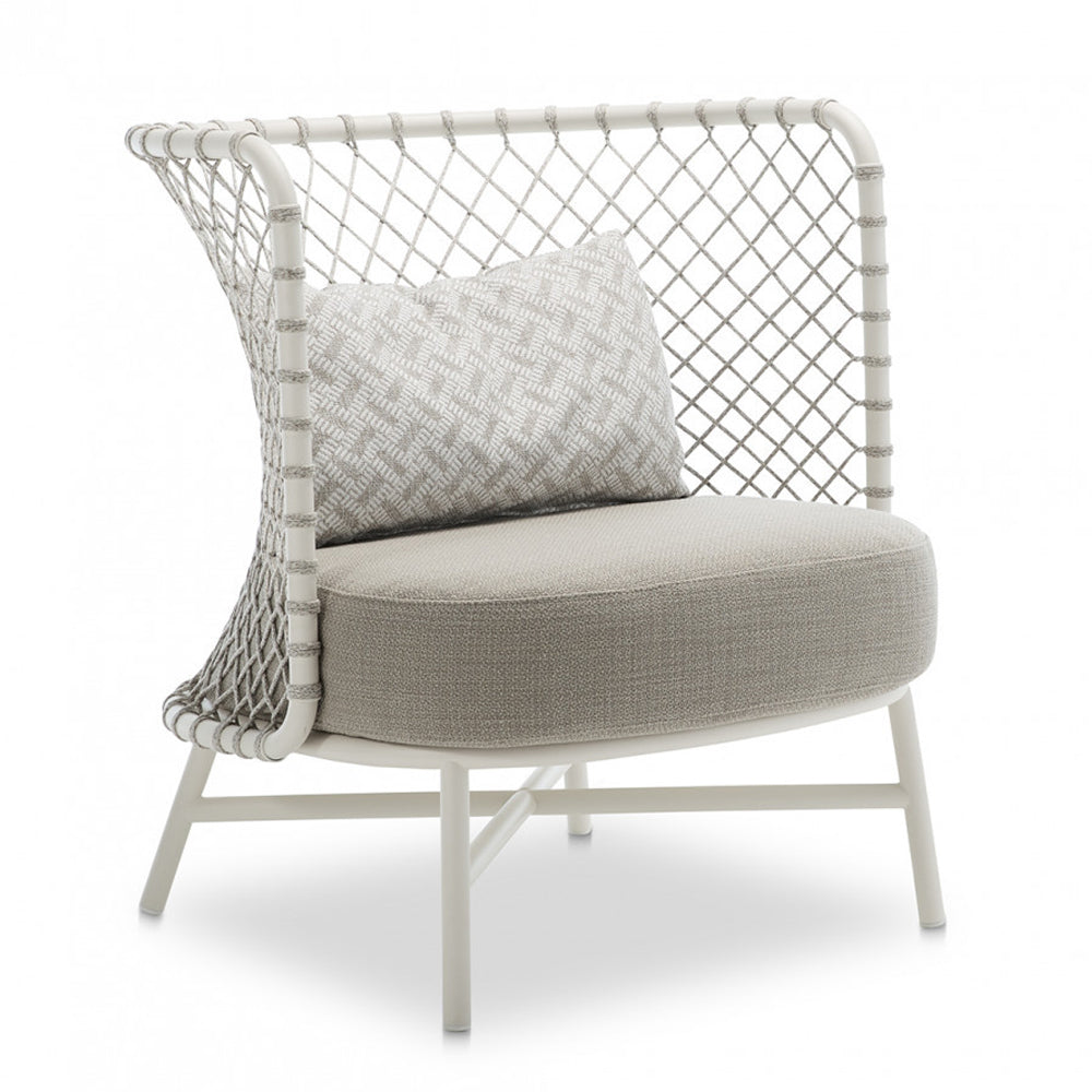 Charme Armchair in White Frame - Zzue Creation