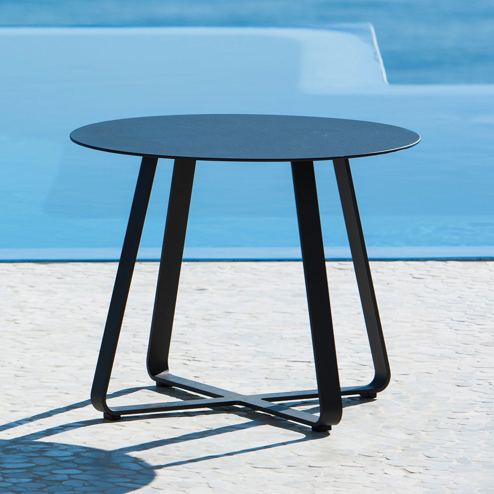 Elko Round Side Table (Medium) - Zzue Creation