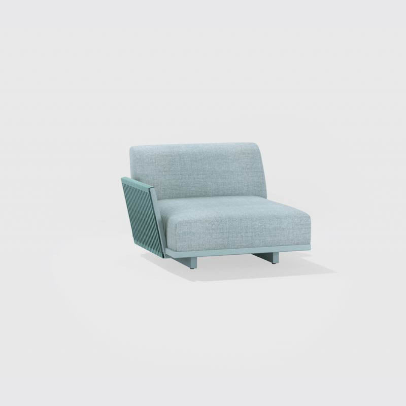 Solaris Armchair with Woven Pattern - Zzue Creation