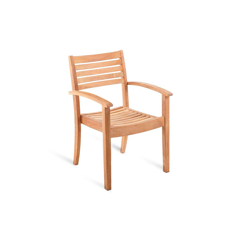 Chelsea Small Armchair in Teak - Zzue Creation