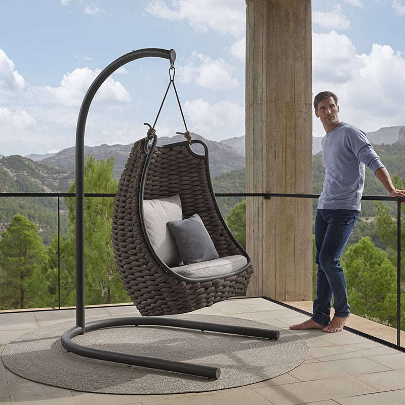 Serpent Hanging Chair with Base - Zzue Creation