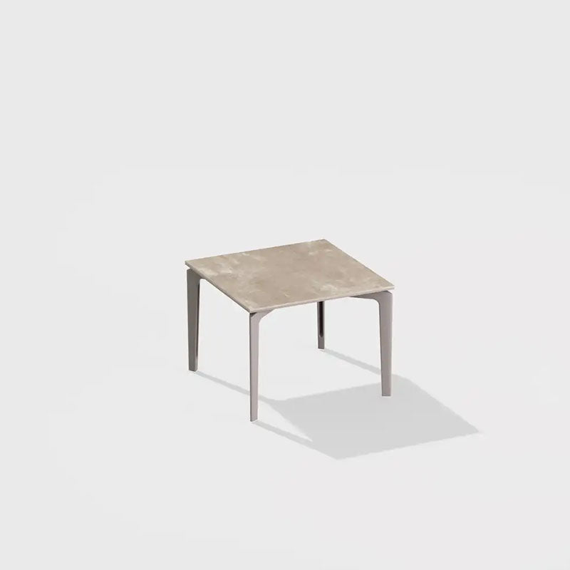 AllSize Low Square Table with Top in Porcelain Stoneware - Zzue Creation