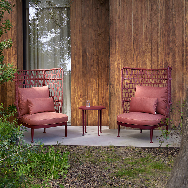 Curio High Back Lounge Chair - Zzue Creation