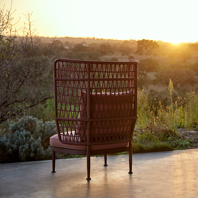 Curio High Back Lounge Chair - Zzue Creation