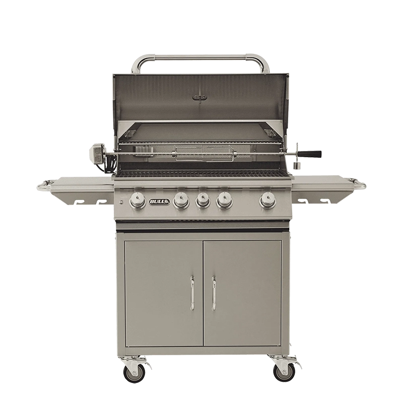 Angus Cart - 4 Burner Stainless Steel Gas Barbecue - Zzue Creation