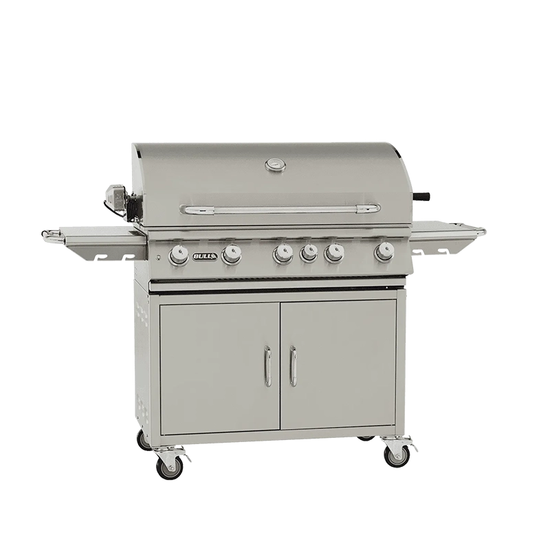 Brahma Cart - 5 Burner Stainless Steel Gas Barbecue - Zzue Creation