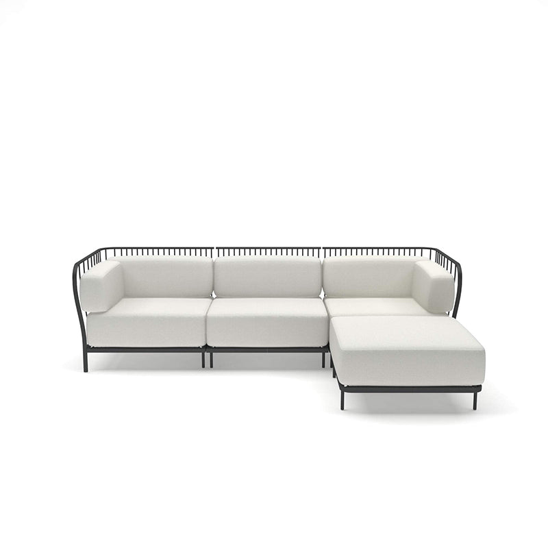 Cannolè Three Seats Sofa with Daybed - Zzue Creation
