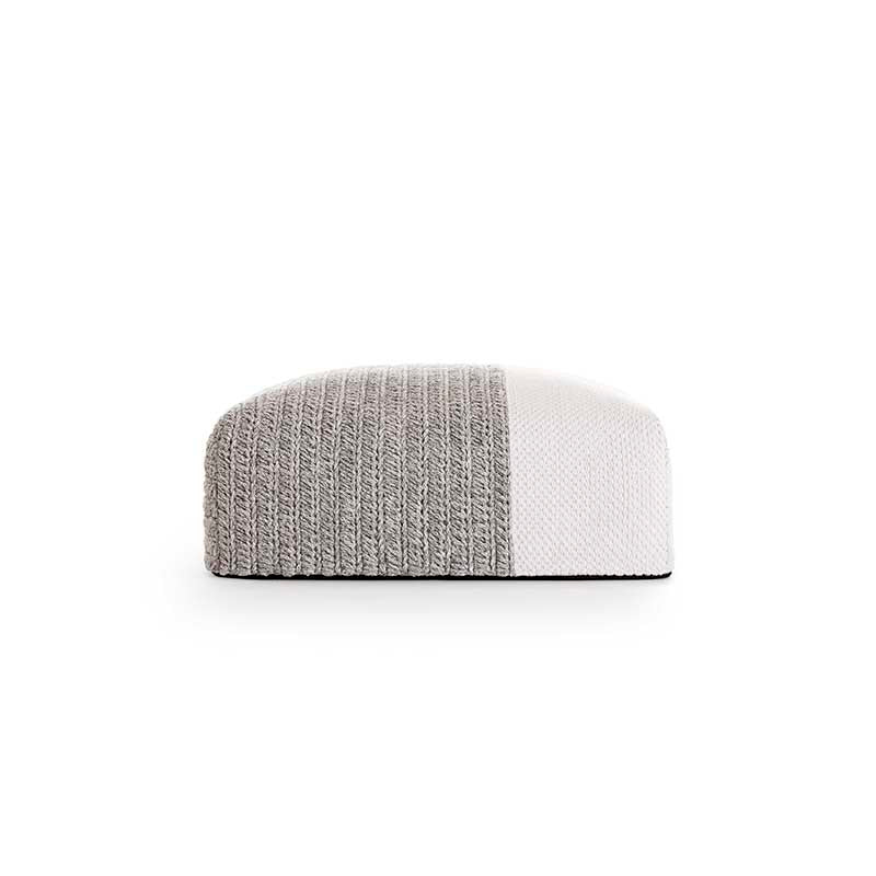 Mangas Outdoor Pouf 1. White - Zzue Creation