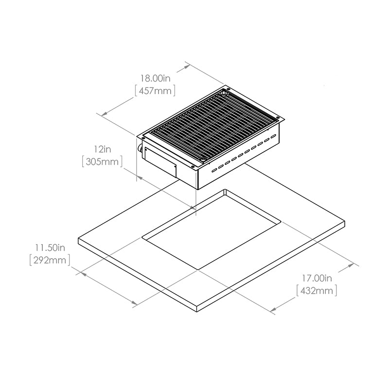 No Lid Remote Control Grill - Zzue Creation