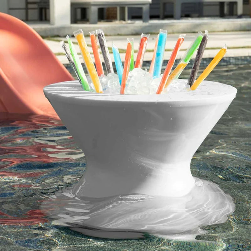 Signature Tall Ice Bin Side Table - Zzue Creation