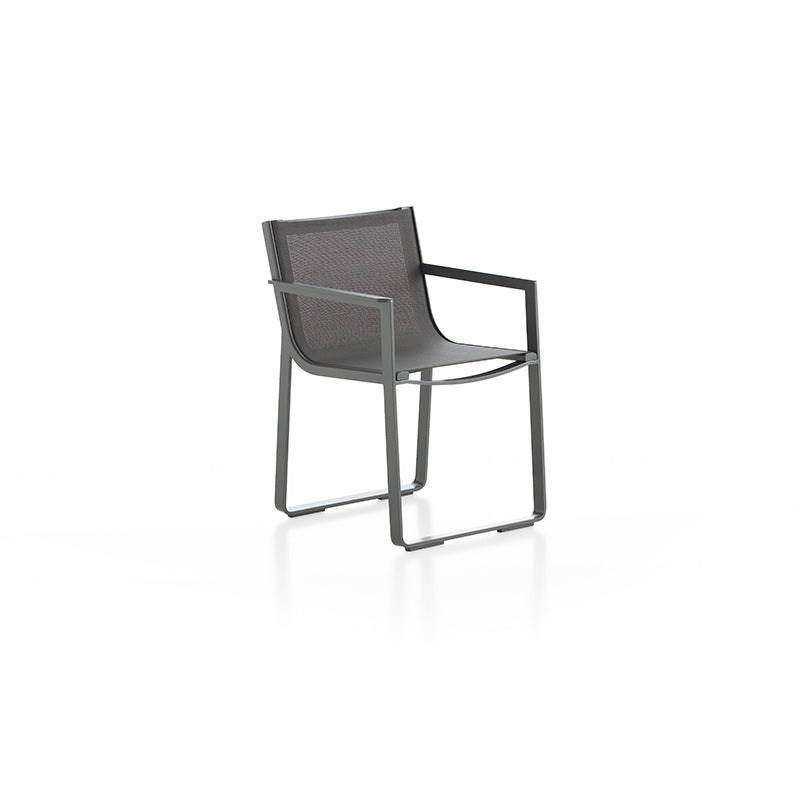 Flat Textil Dining Armchair - Zzue Creation