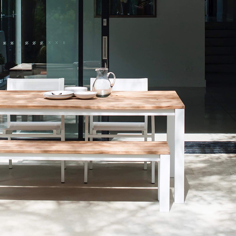 Piav Alu Dining Table 180x100 - Zzue Creation