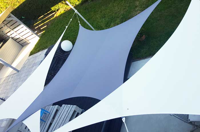 Stretchable Shade Sail - Zzue Creation