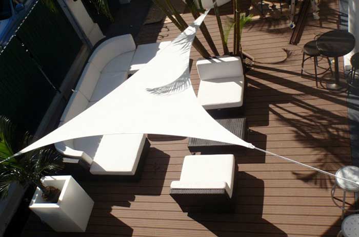 Stretchable Shade Sail - Zzue Creation