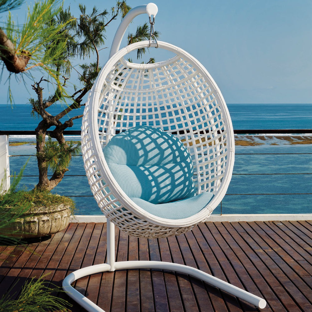Dynasty Big Hanging Chair with Stand - Zzue Creation