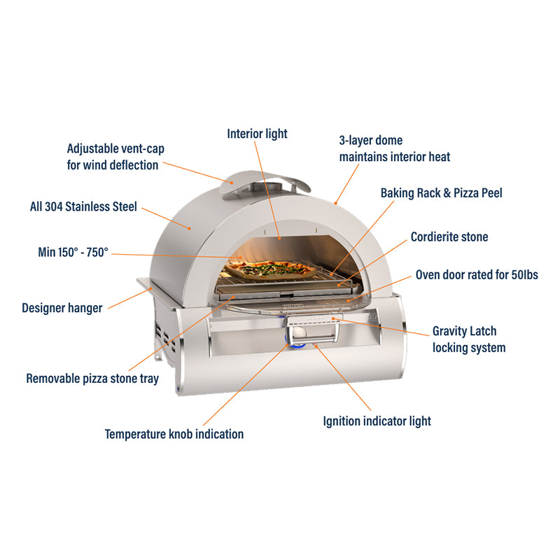 Echelcon Diamond Built-in Pizza Oven - Zzue Creation