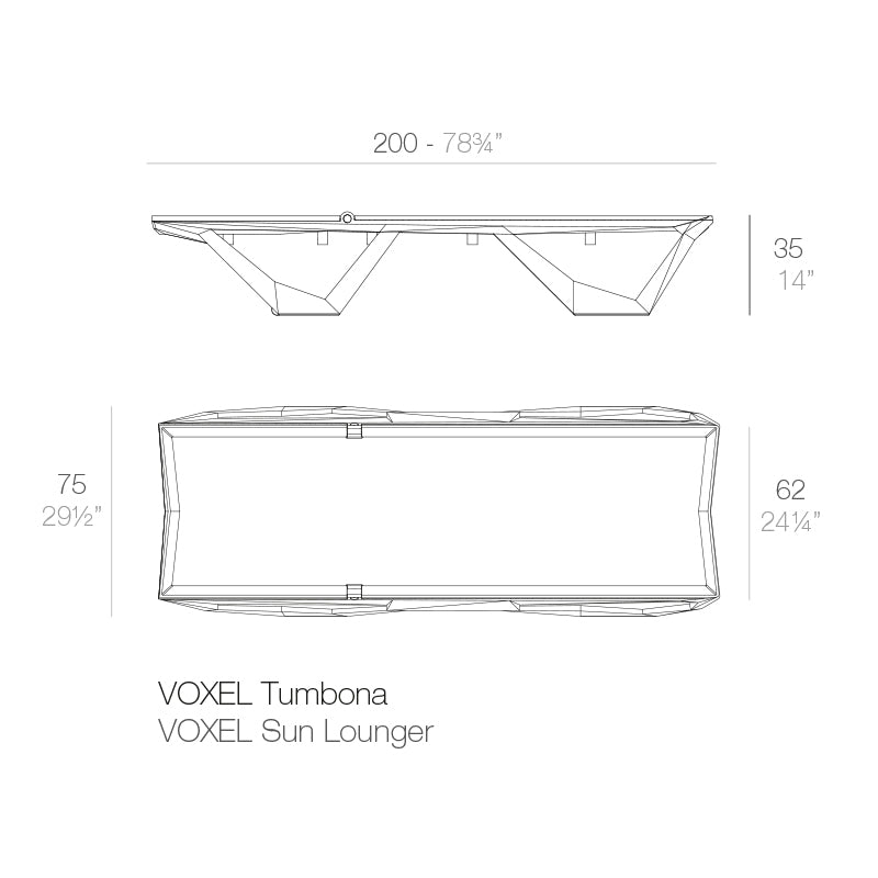 Voxel Sun Lounger - Zzue Creation