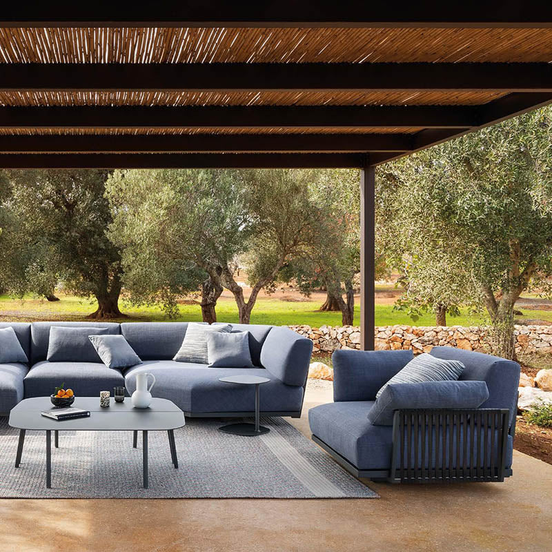 Solaris Armchair with Woven Pattern - Zzue Creation