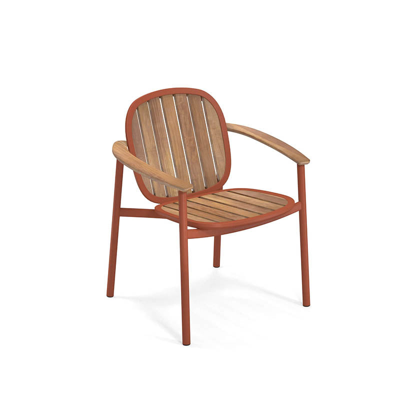 Twins Armchair Alu-Teak - Zzue Creation