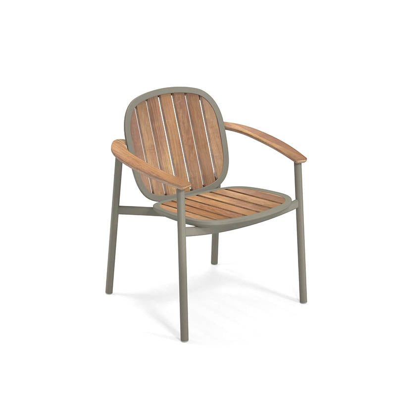 Twins Armchair Alu-Teak - Zzue Creation