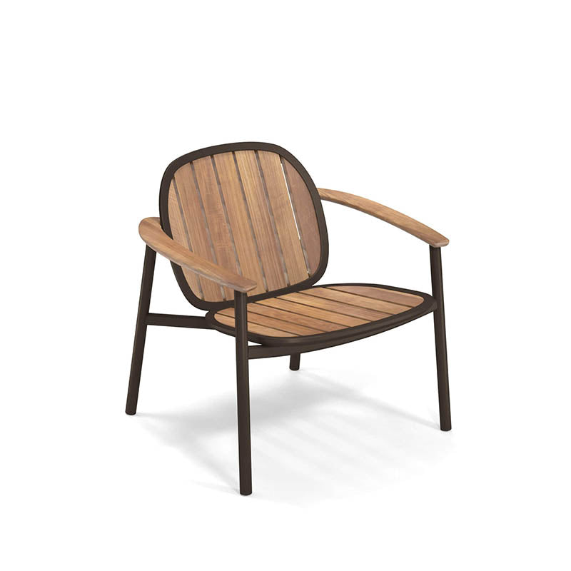 Twins Lounge Chair Alu-Teak - Zzue Creation