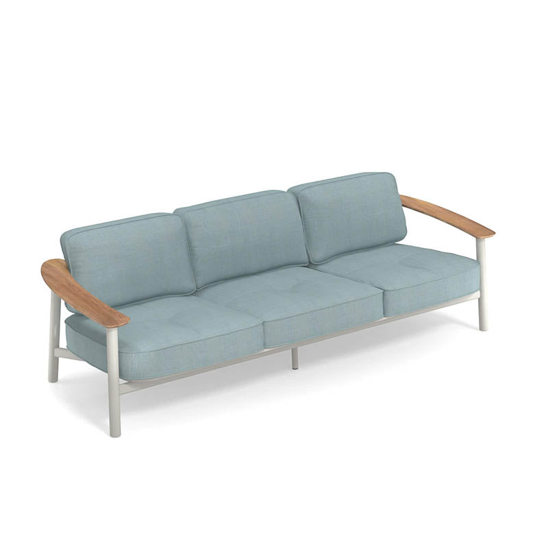 Twins 3-Seater Sofa Alu-Teak - Zzue Creation