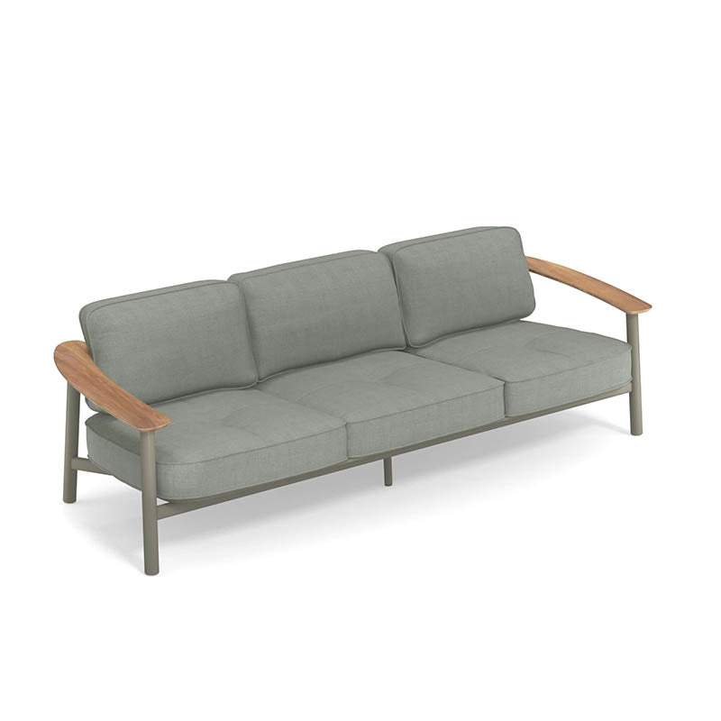 Twins 3-Seater Sofa Alu-Teak - Zzue Creation