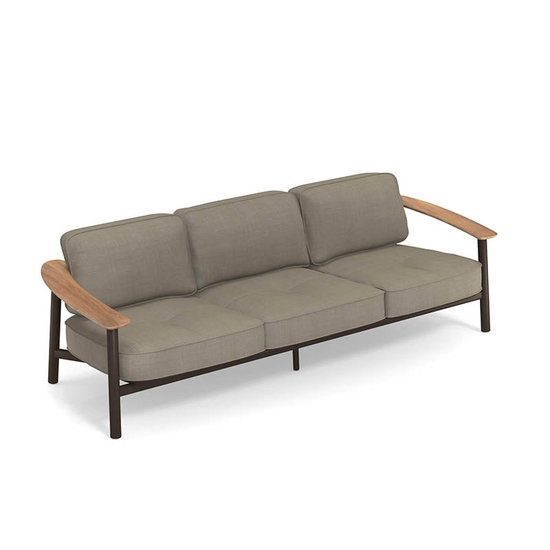 Twins 3-Seater Sofa Alu-Teak - Zzue Creation