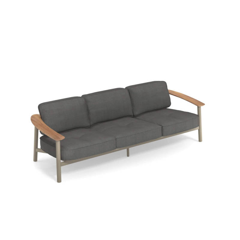 Twins 3-Seater Sofa Alu-Teak - Zzue Creation