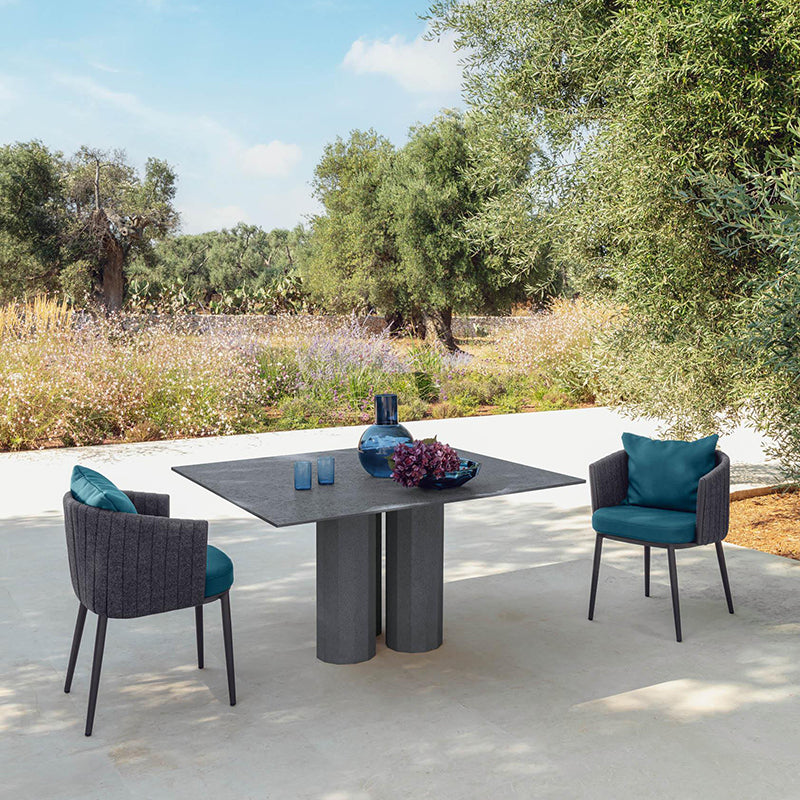 Salinas Concrete Dining Table 140x140 - Zzue Creation