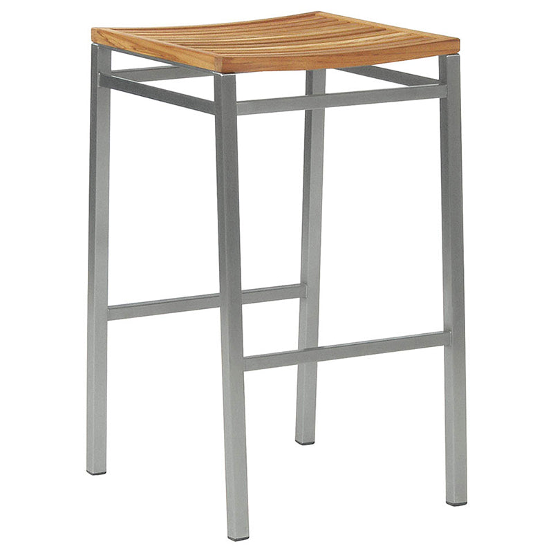 Equinox High Dining Stool - Teak - Zzue Creation