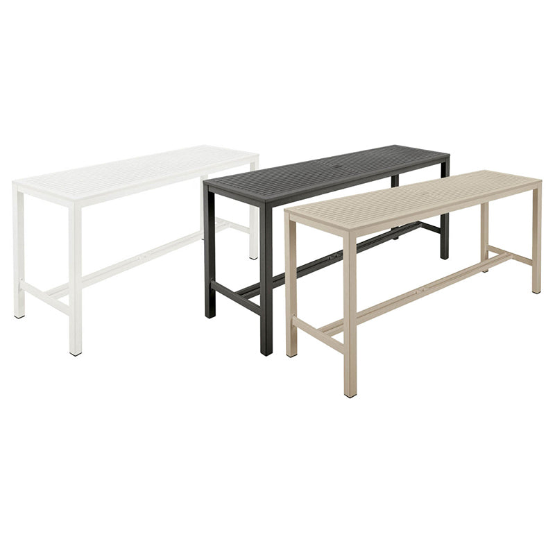 Aura High Dining Aluminium Table 200 - Zzue Creation