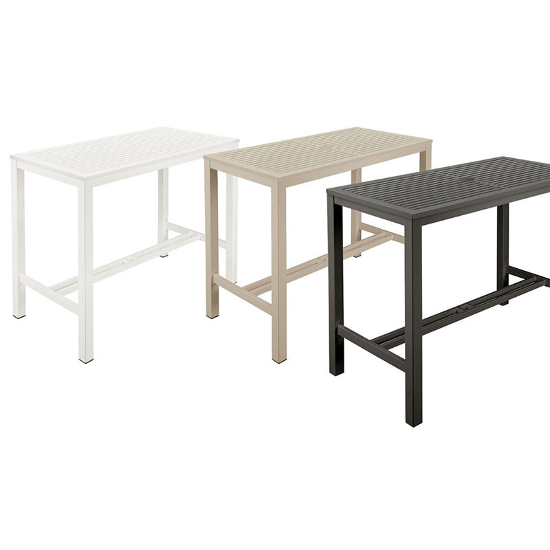 Aura High Dining Aluminium Table 140 - Zzue Creation