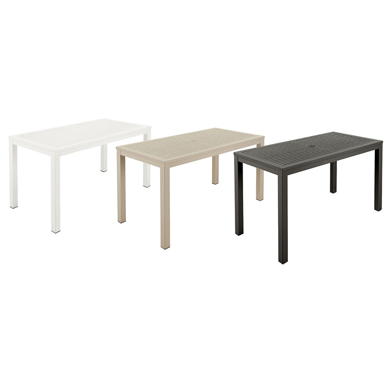 Aura Aluminium Narrow Table 140 - Zzue Creation