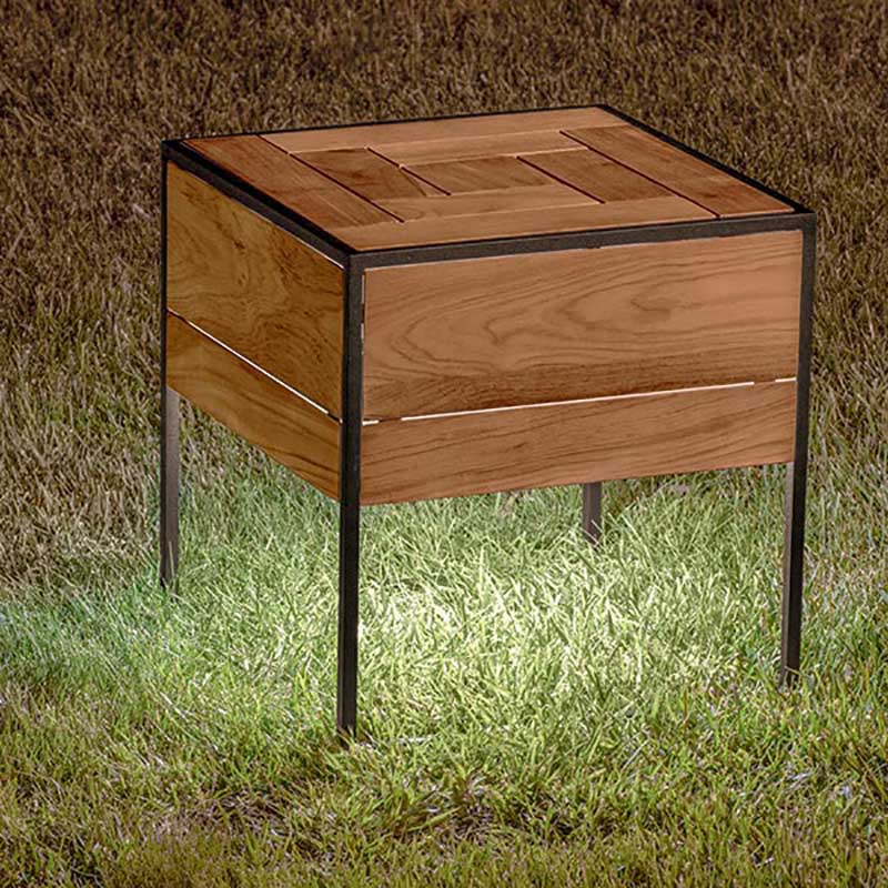 Tetris coffee table with integrated lamp - Zzue Creation