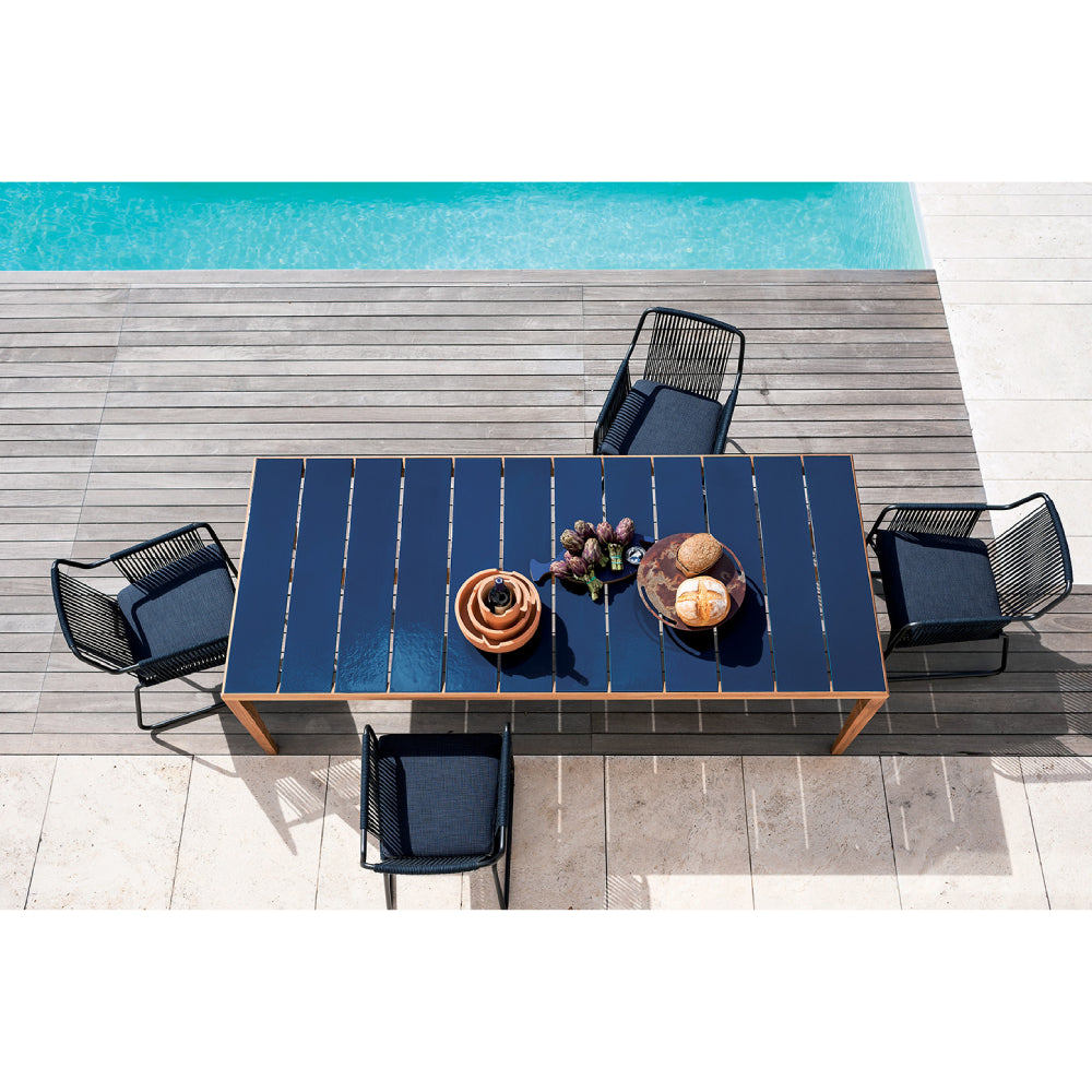Teka 174 Rectangular Dining Table (Large) - Zzue Creation