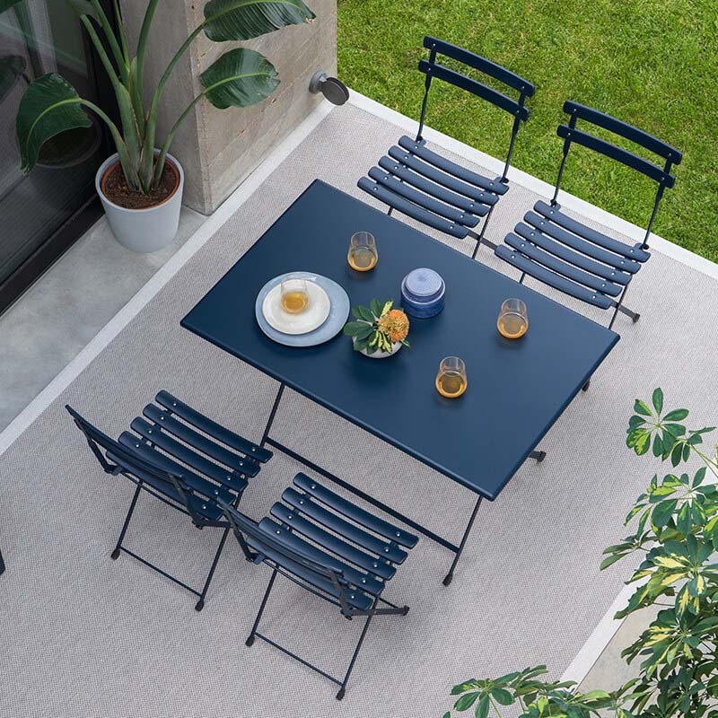 Arc en ciel Folding Rectangular Table 110x70 - Zzue Creation