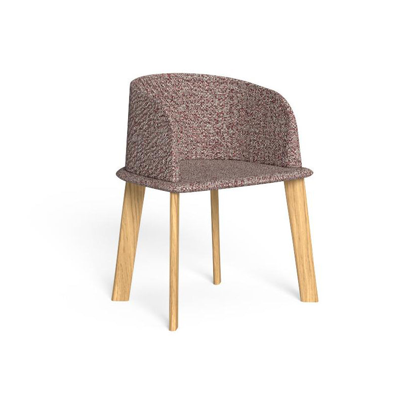 CleoSoft Wood Padded Tube Chair - Zzue Creation