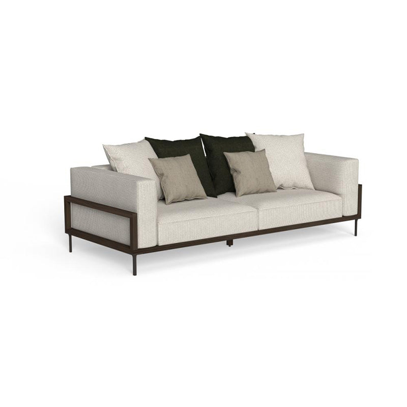 CleoSoft Wood 3 Seater Sofa - Zzue Creation