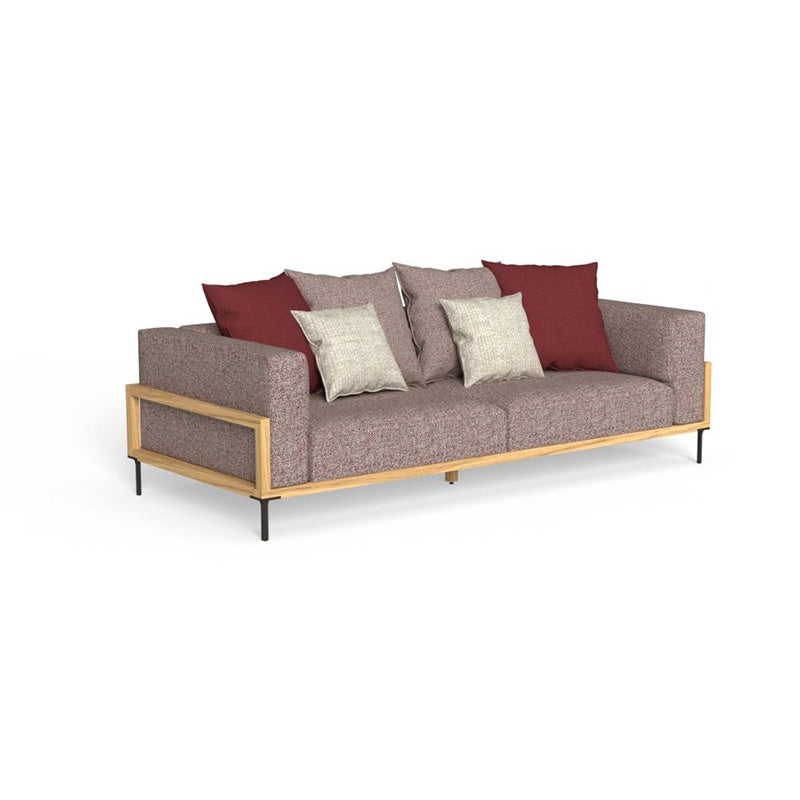 CleoSoft Wood 3 Seater Sofa - Zzue Creation