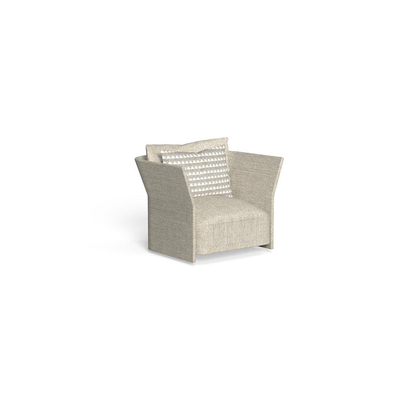 Cliff Fabric Lounge Armchair - Zzue Creation