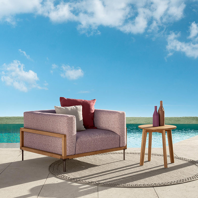 CleoSoft Wood Living Armchair - Zzue Creation