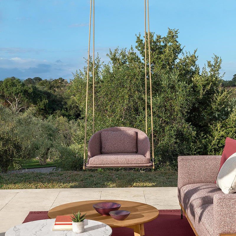 CleoSoft Wood Swing Chair - Zzue Creation