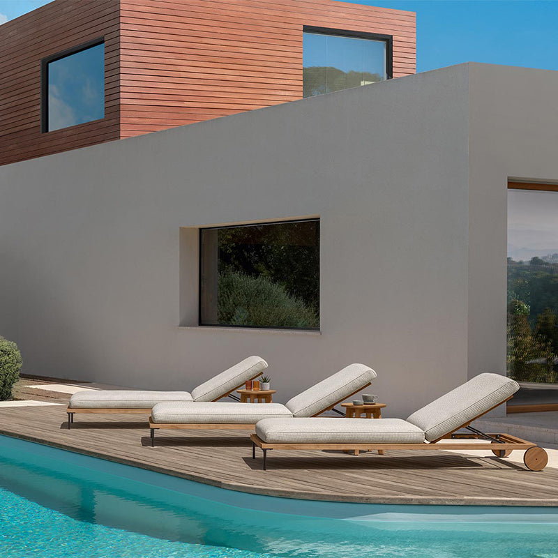 CleoSoft Wood Sunbed - Zzue Creation