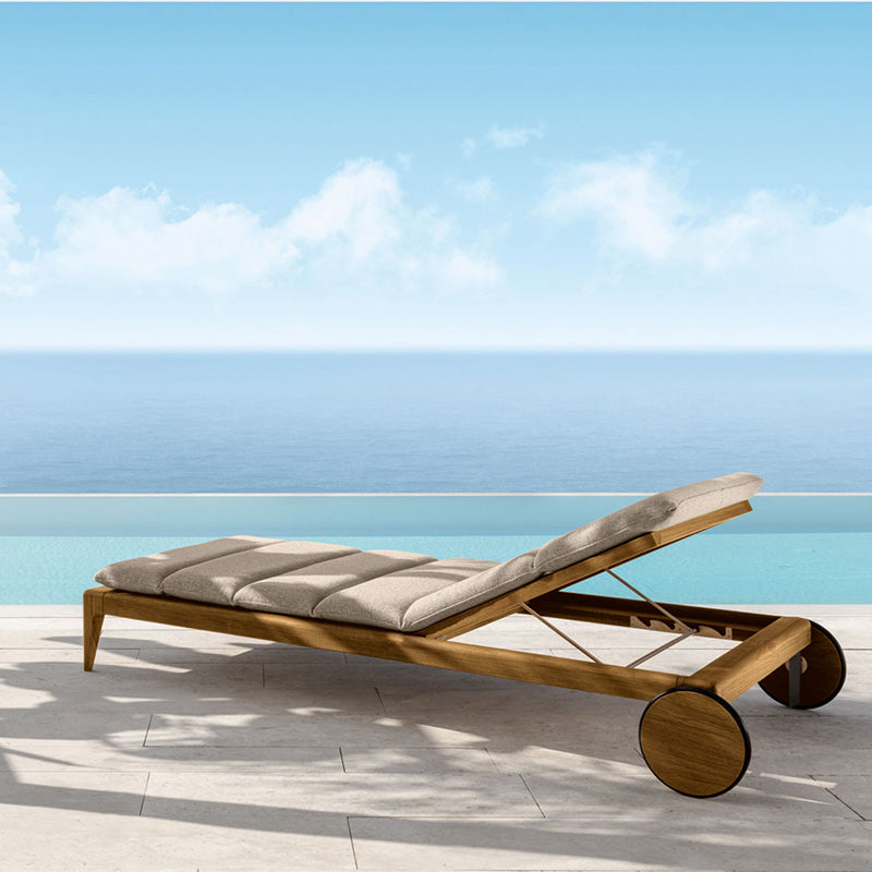 Cruise Teak Sunbed - Zzue Creation