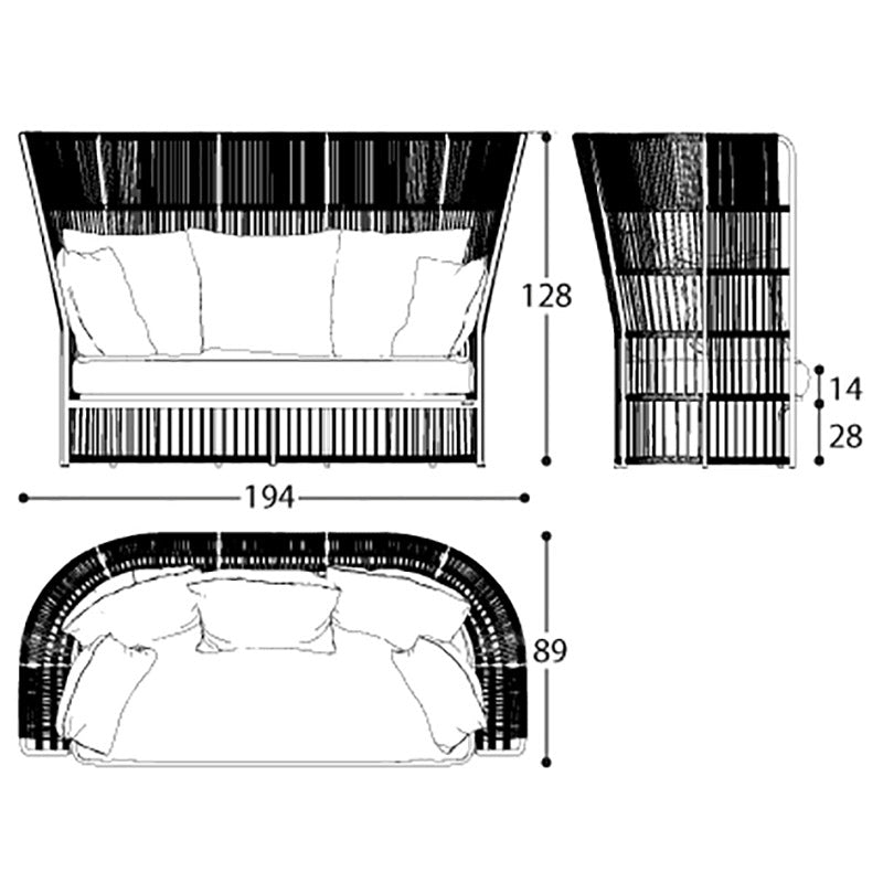 Tibidabo High Sofa - Zzue Creation